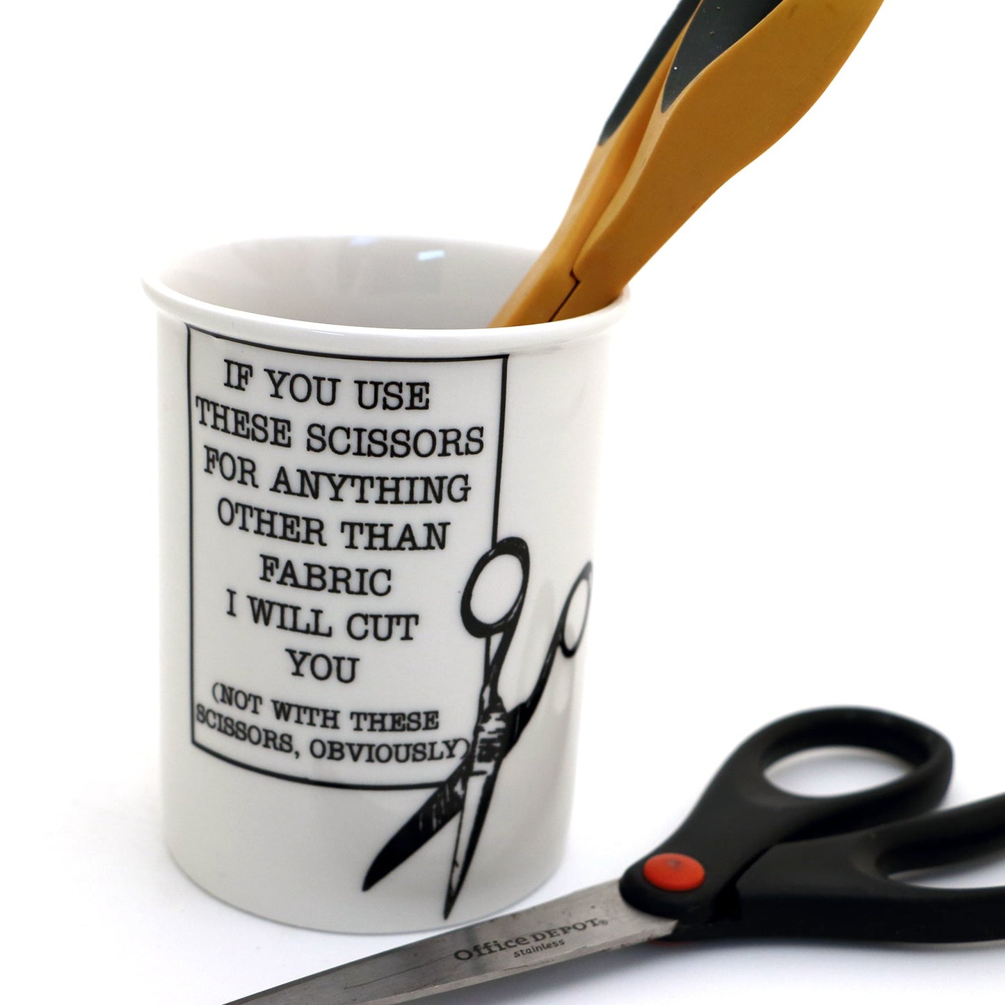 Scissor holder, scissor keeper,  Fabric Scissors, sewing gift, funny sewing gift, quilting