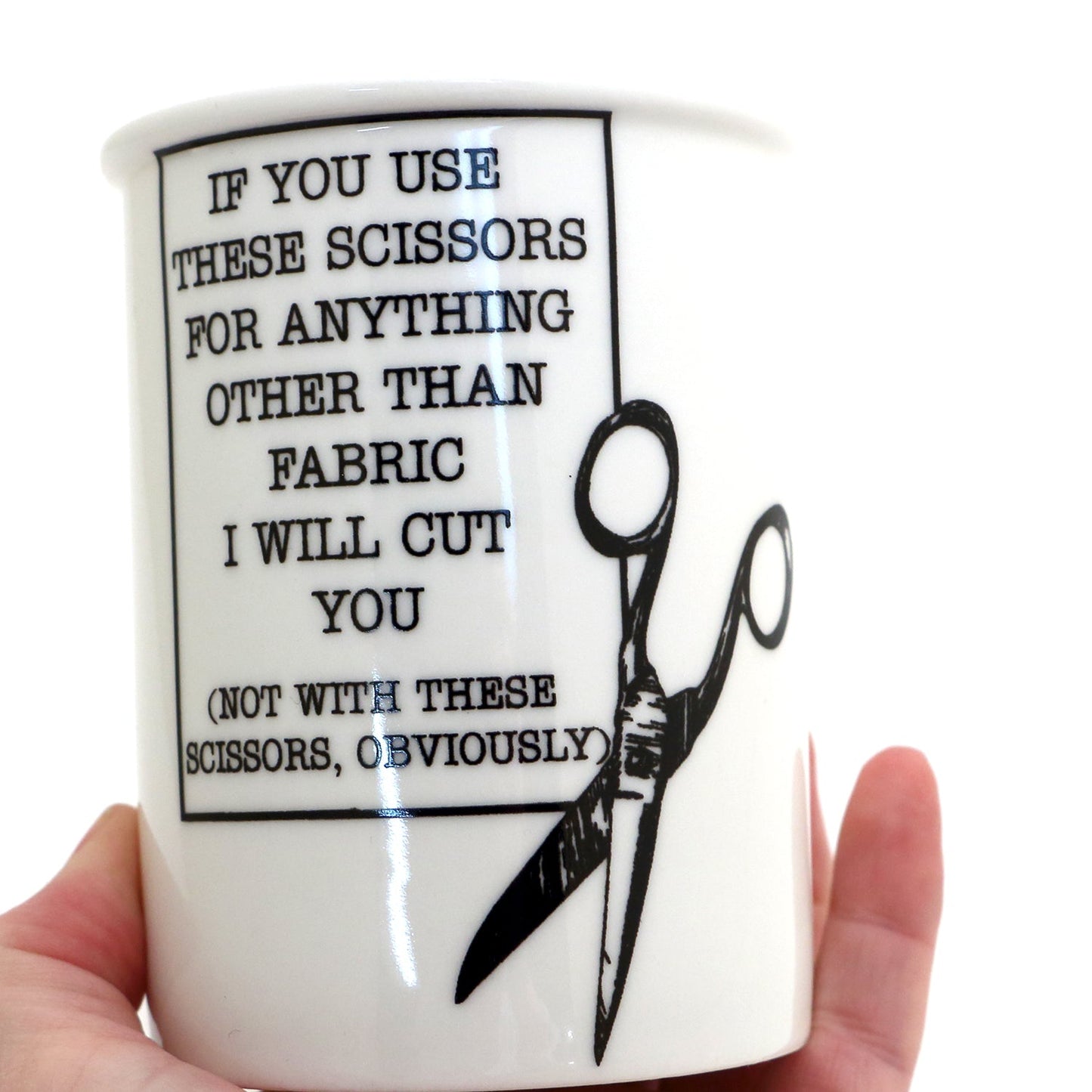 Scissor holder, scissor keeper,  Fabric Scissors, sewing gift, funny sewing gift, quilting