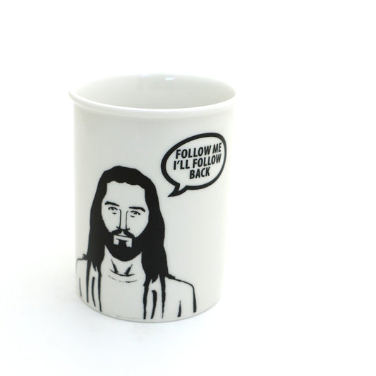 Jesus pencil holder, brush cup, pen and pencil holder, Easter gift