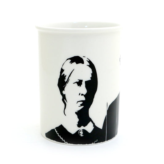 American Gothic pencil cup, brush holder, small vase, Grant Wood, gift for artist